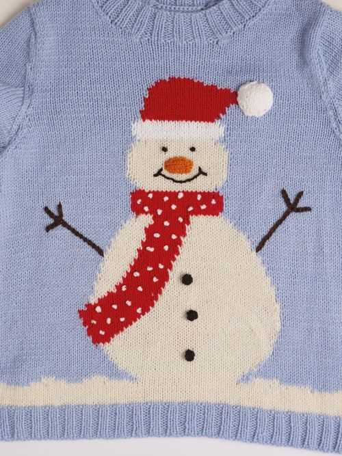 Baby christmas sweater knitting pattern