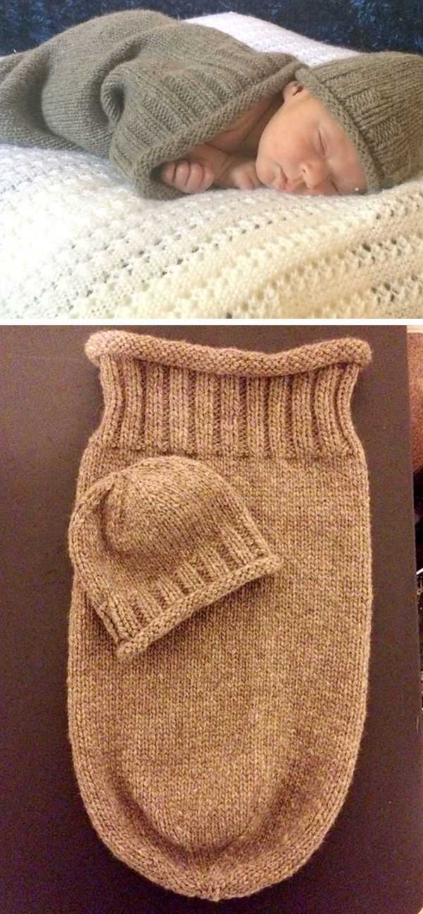 Baby sleep sack knitting pattern