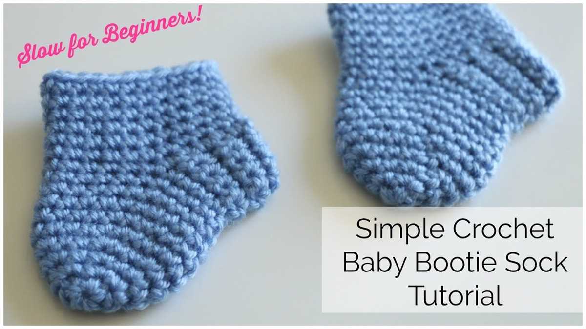 Baby booties knitting pattern for beginners