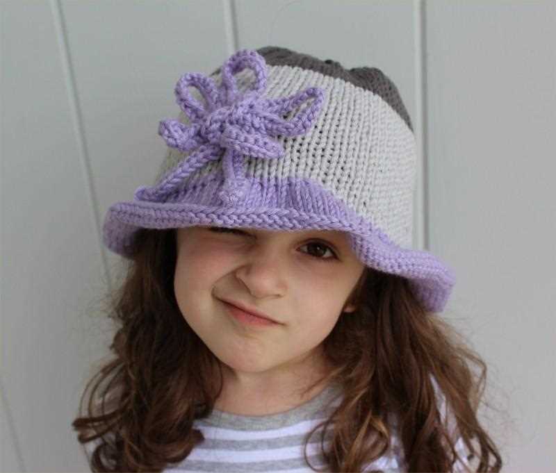 Baby bucket hat knitting pattern