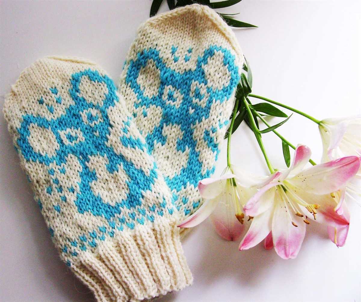 Baby mittens knitting pattern