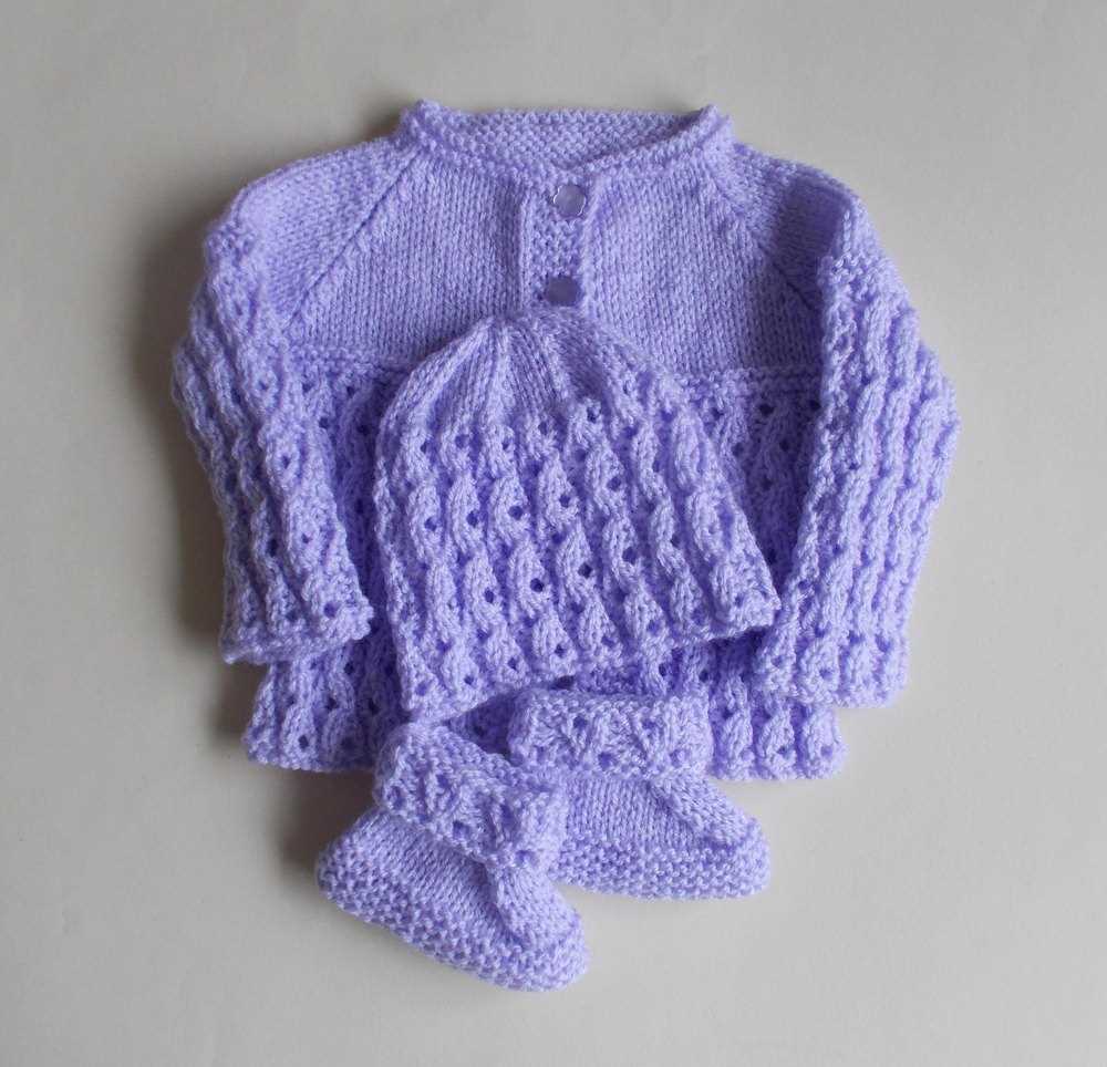 Baby set knitting patterns