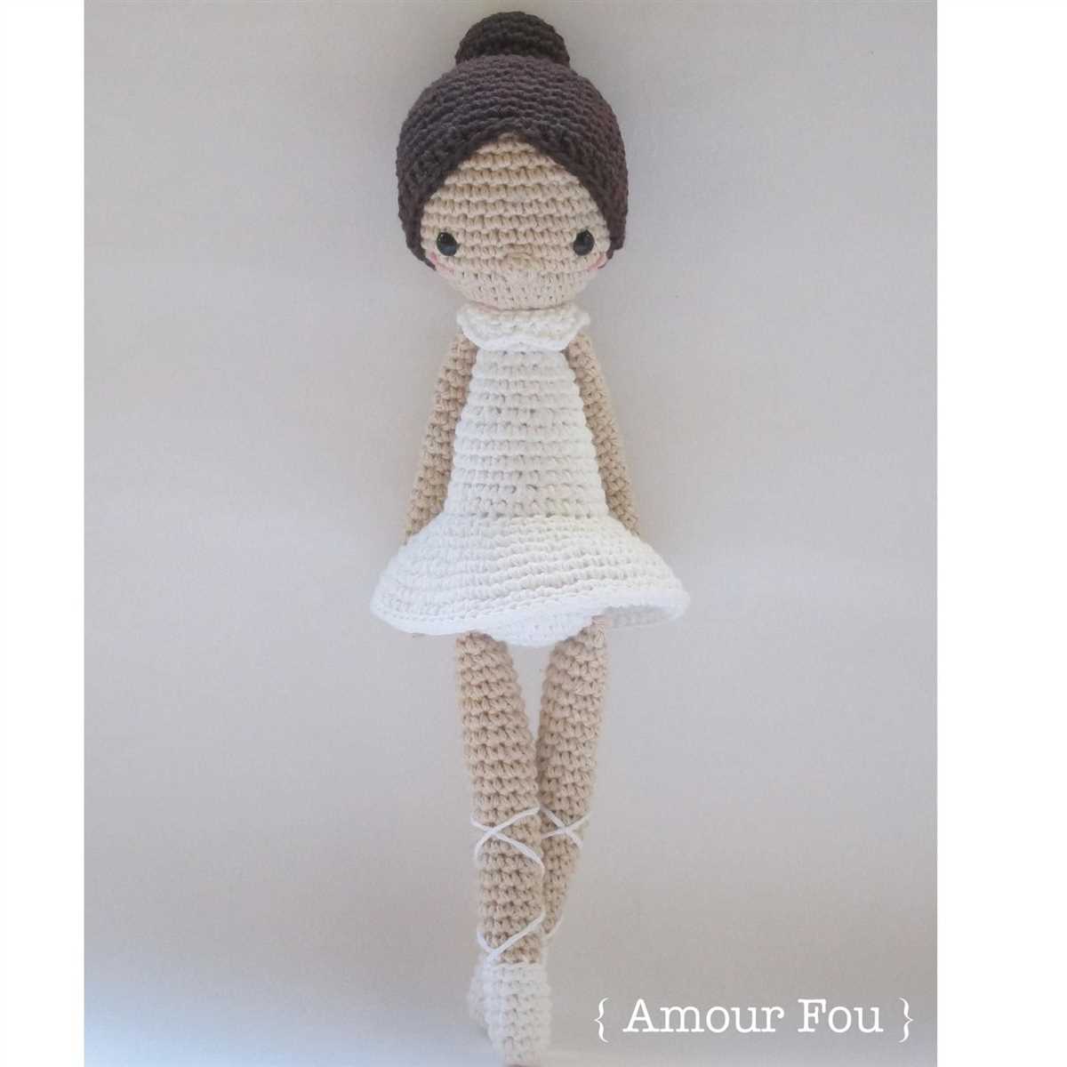 Ballerina doll knitting pattern