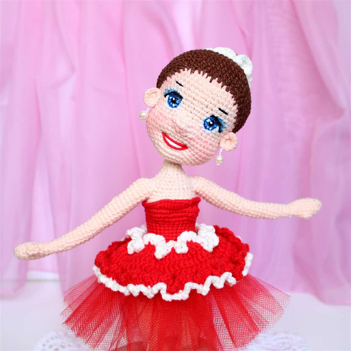 Ballerina doll knitting pattern