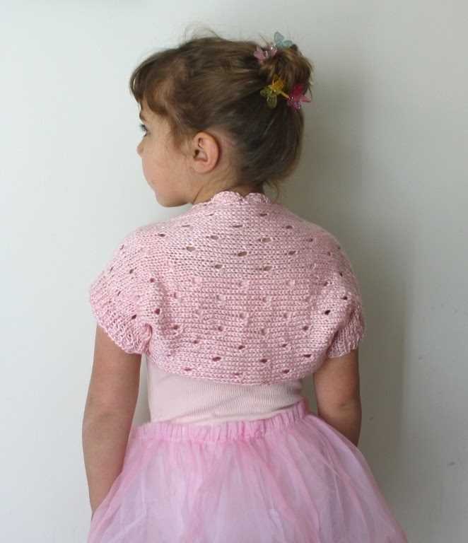 Ballet shrug knitting pattern