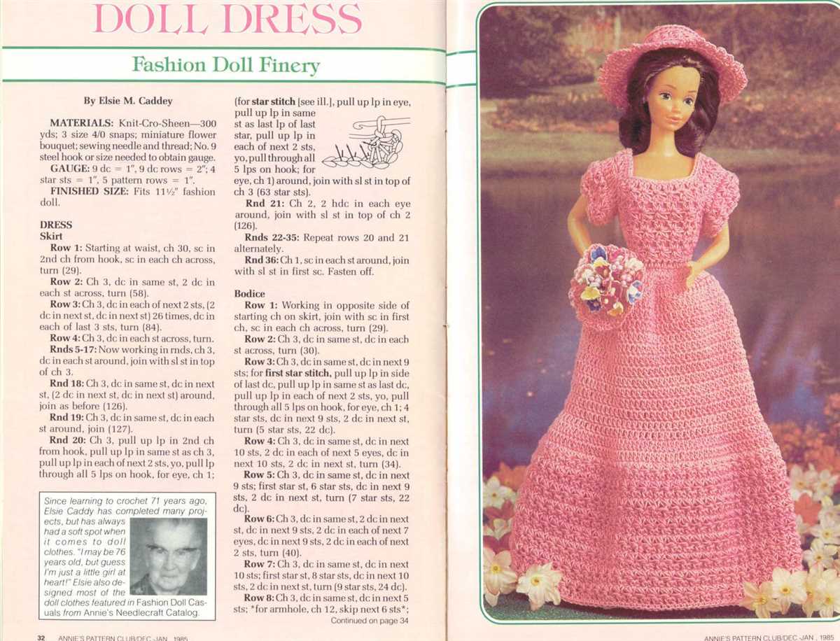 Barbie doll free knitting patterns