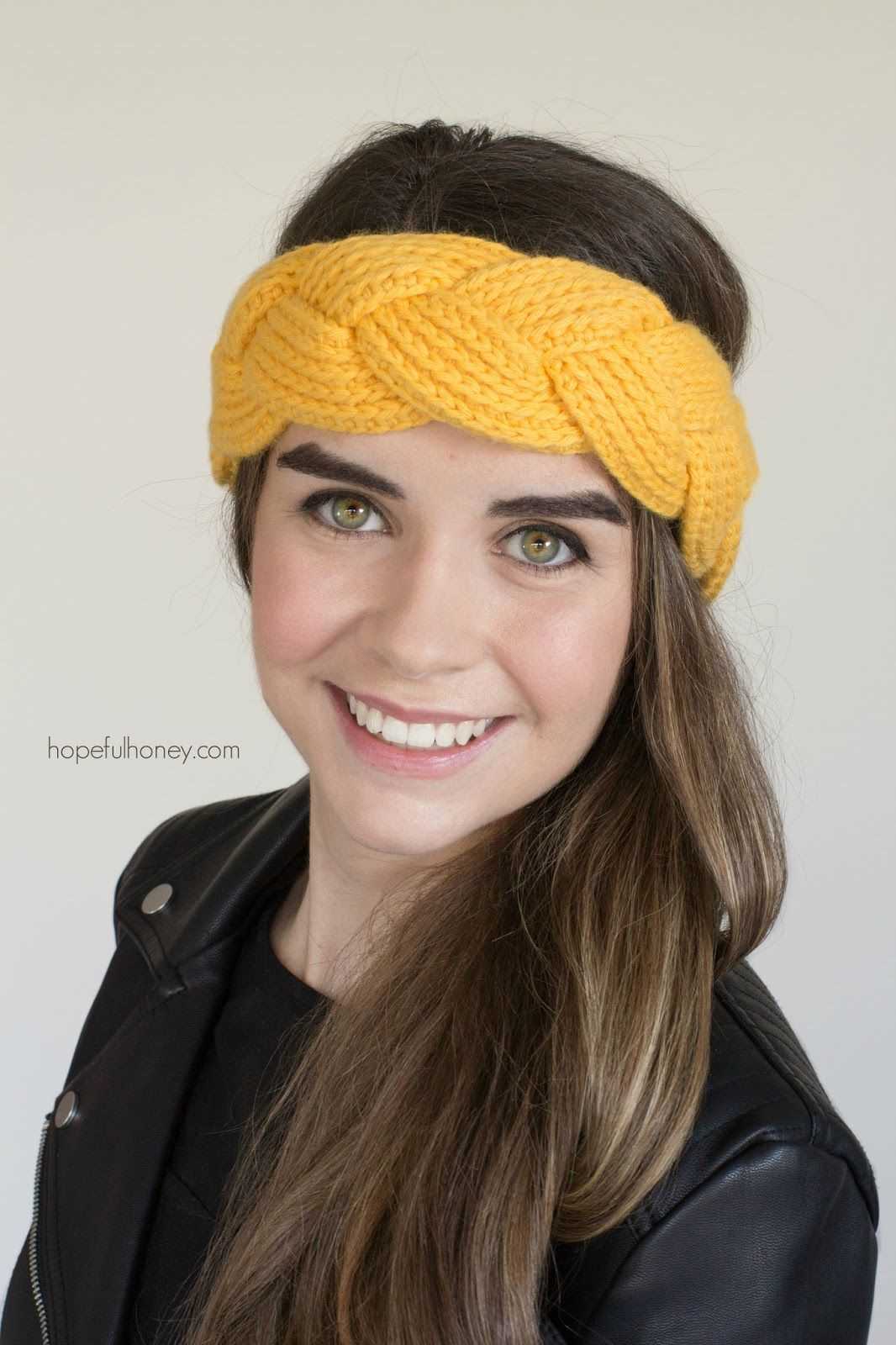 Basic knitted headband pattern free