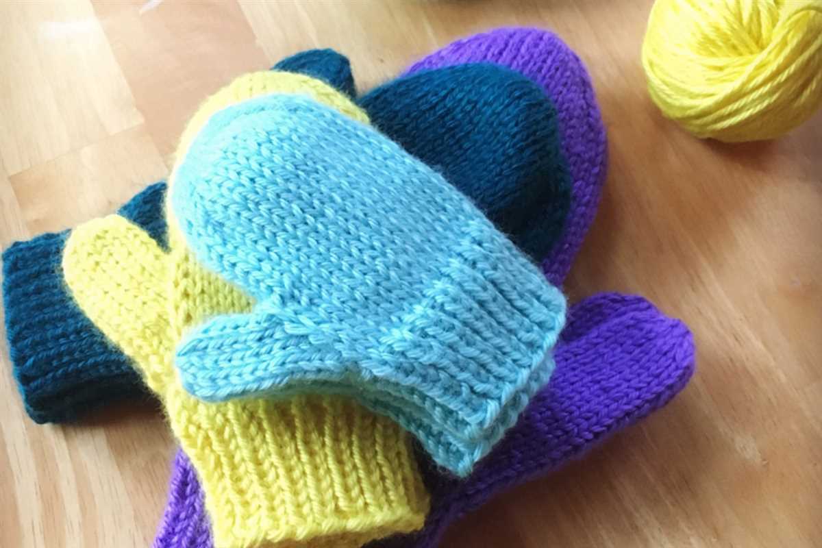 Basic mitten knitting pattern free