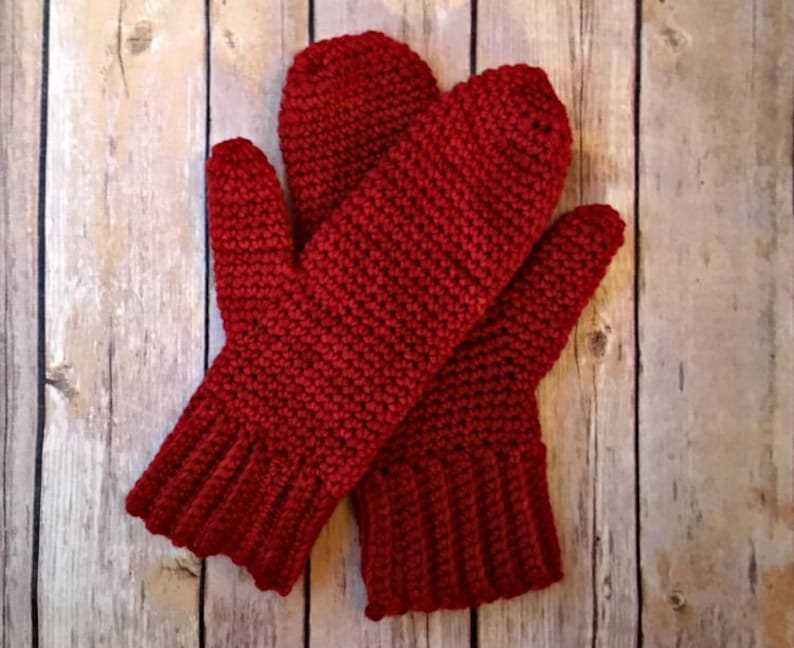 Basic mittens knitting pattern