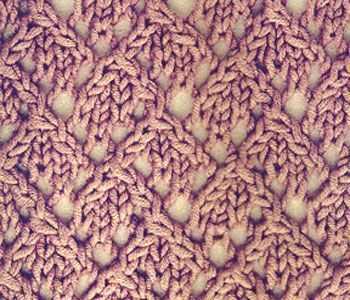 Basic lace knitting pattern
