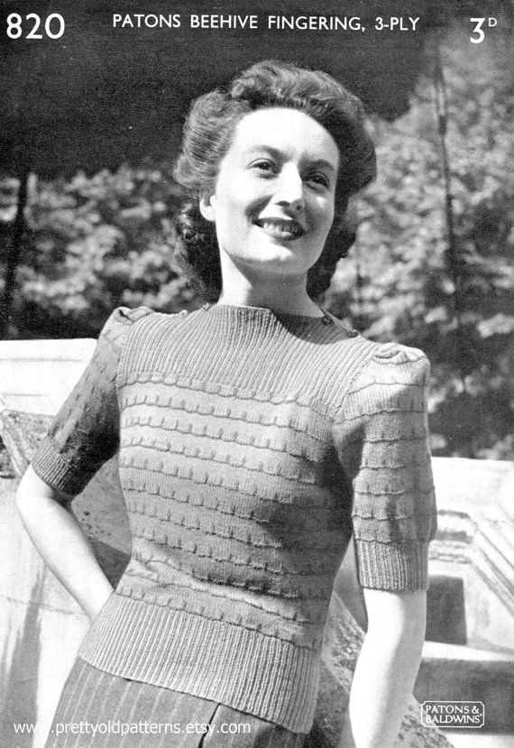 Etsy knitting patterns for ladies cardigans