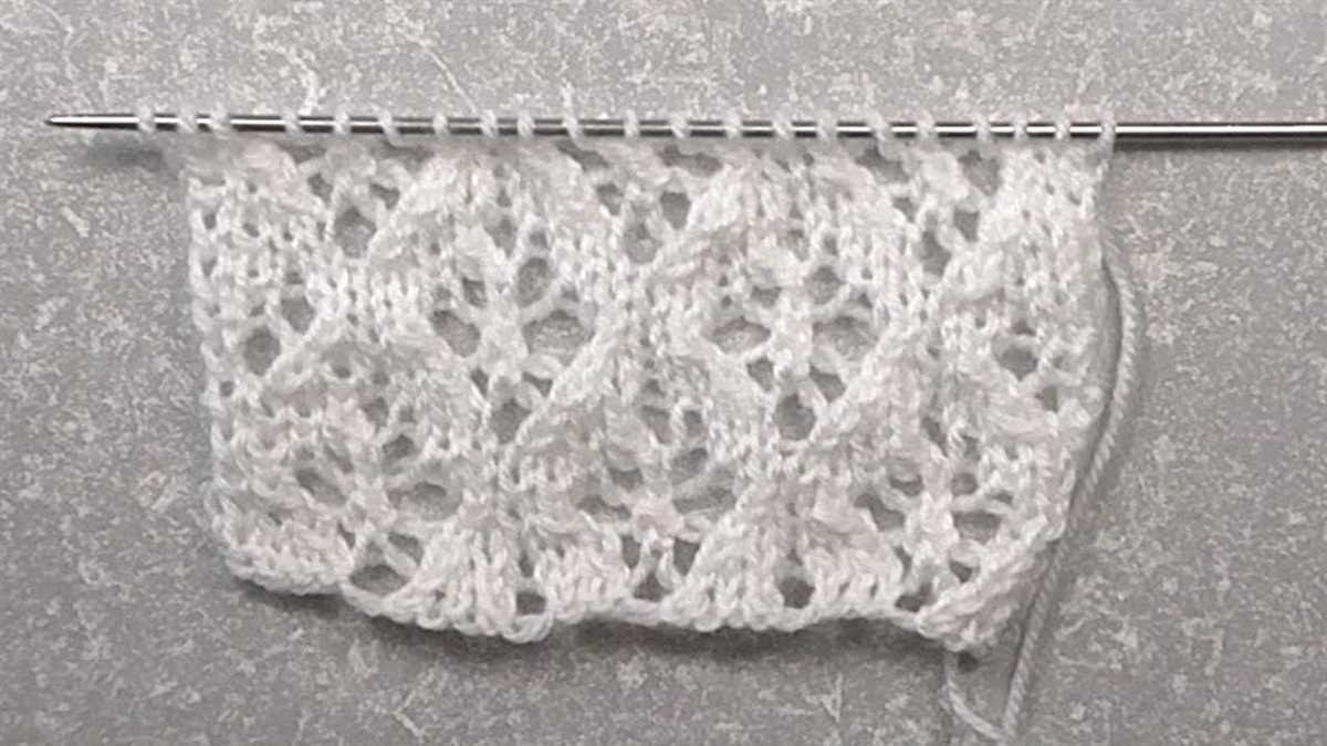 Needle knitting patterns