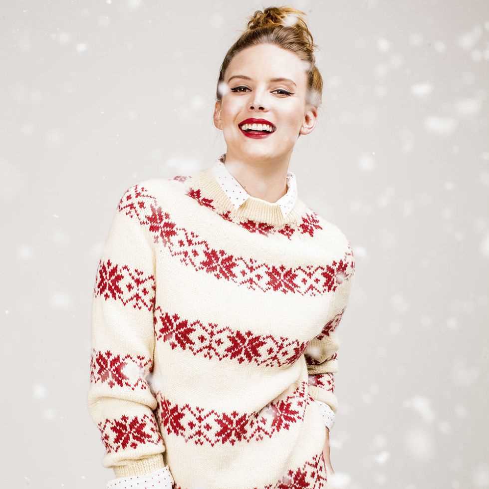 Ladies christmas jumper knitting patterns