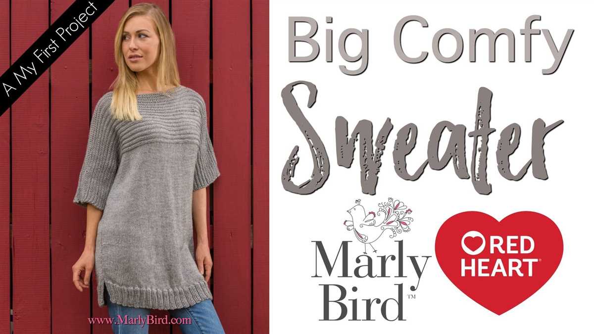 Beginner friendly knit sweater pattern