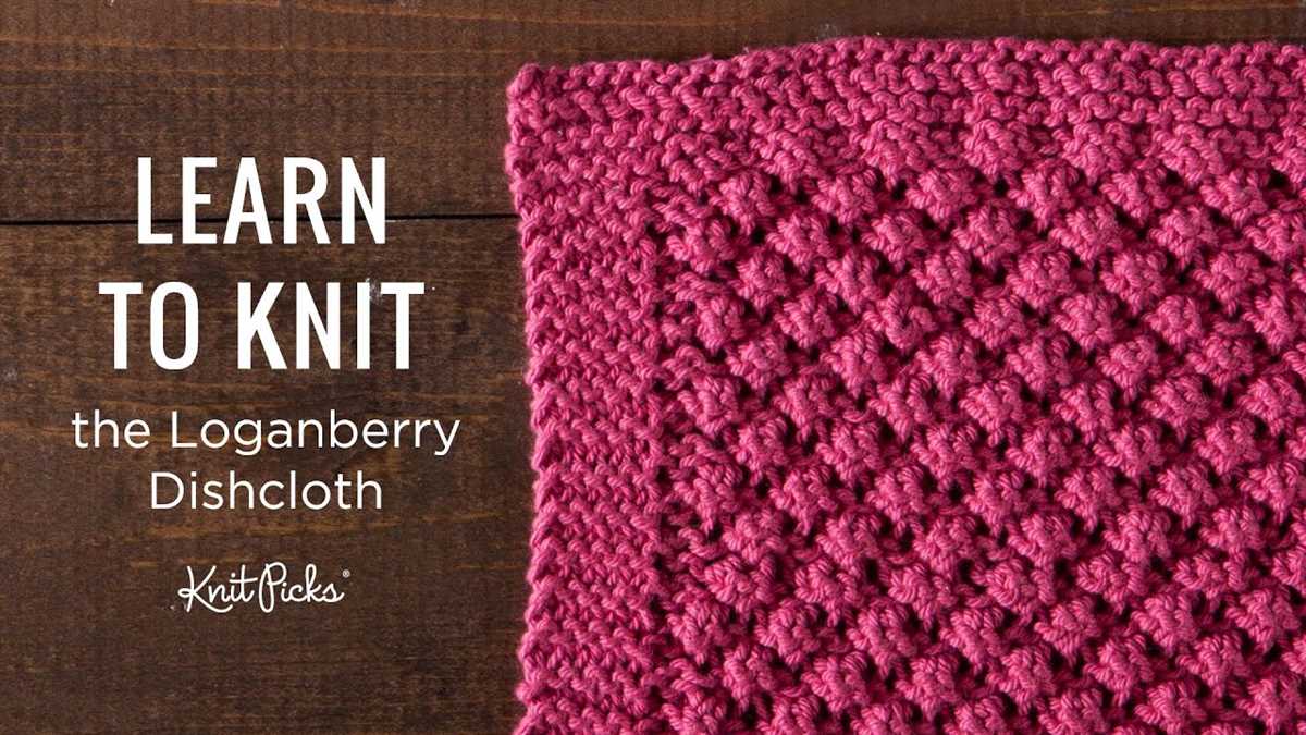 Beginner knitting patterns for dishcloths