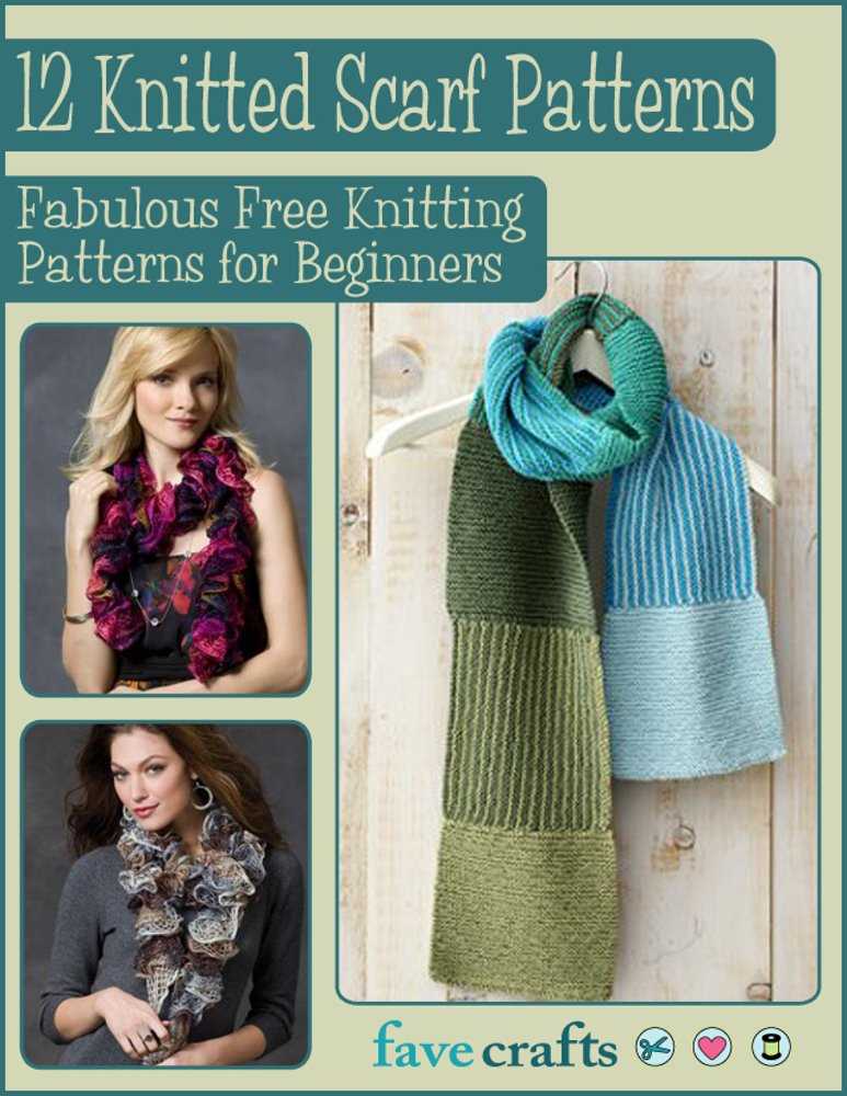 Beginner knit scarf pattern