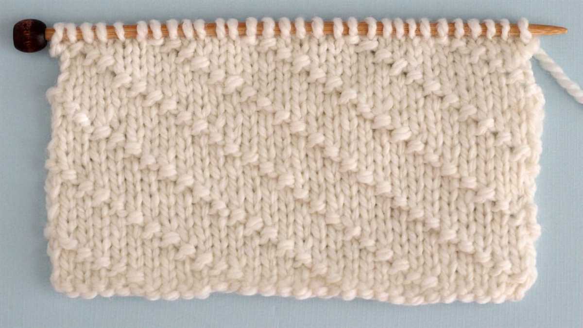 Beginners knitting pattern