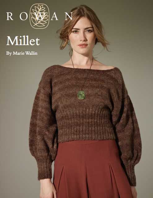 Bell sleeve jumper knitting pattern