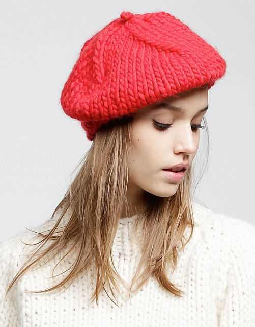 Beret knitted pattern free