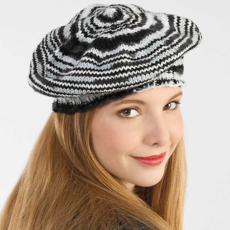Beret knitted pattern free