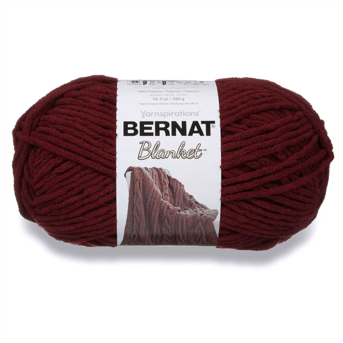 Bernat big blanket yarn knit patterns