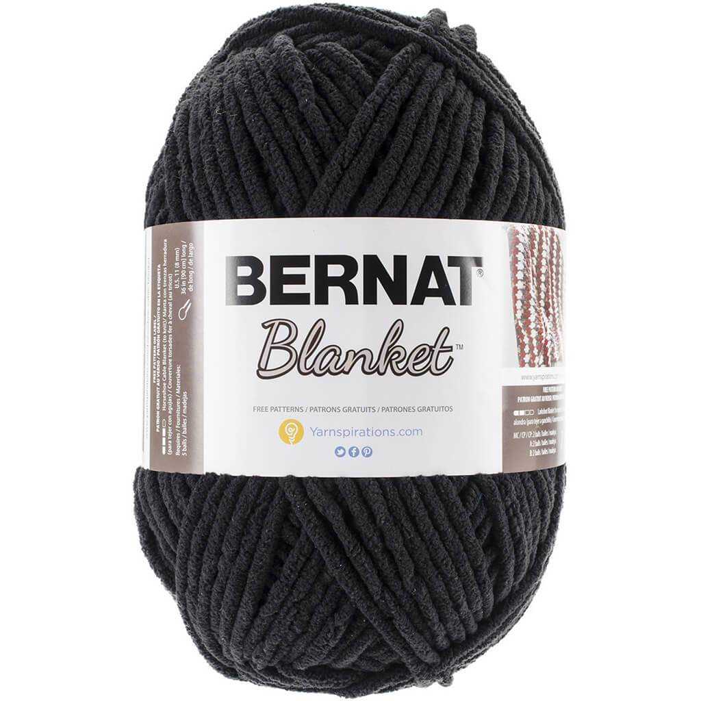 Bernat big blanket yarn knit patterns free