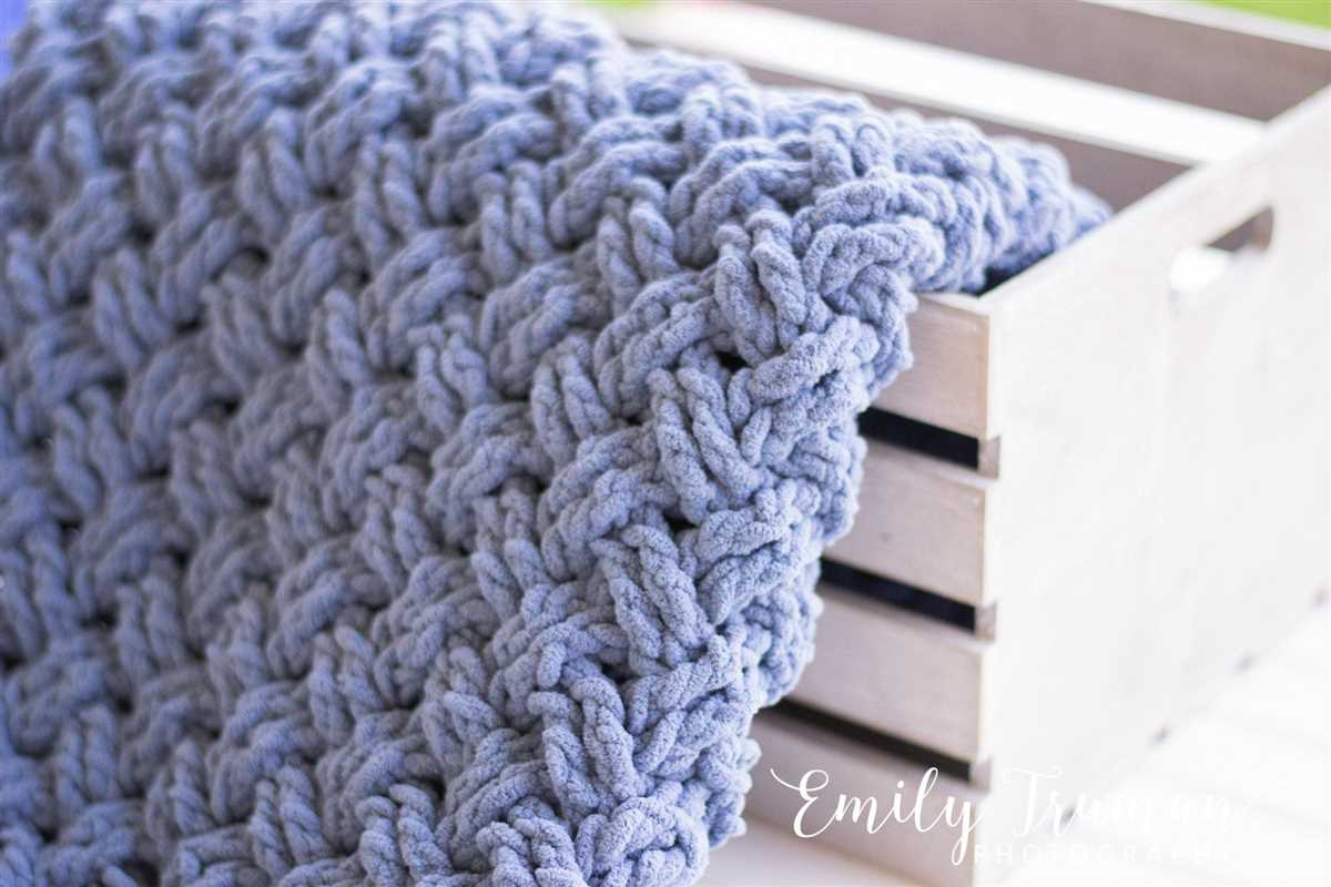 Bernat blanket ombre patterns knit