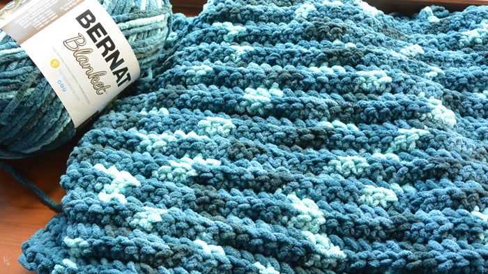 Bernat blanket ombre patterns knit
