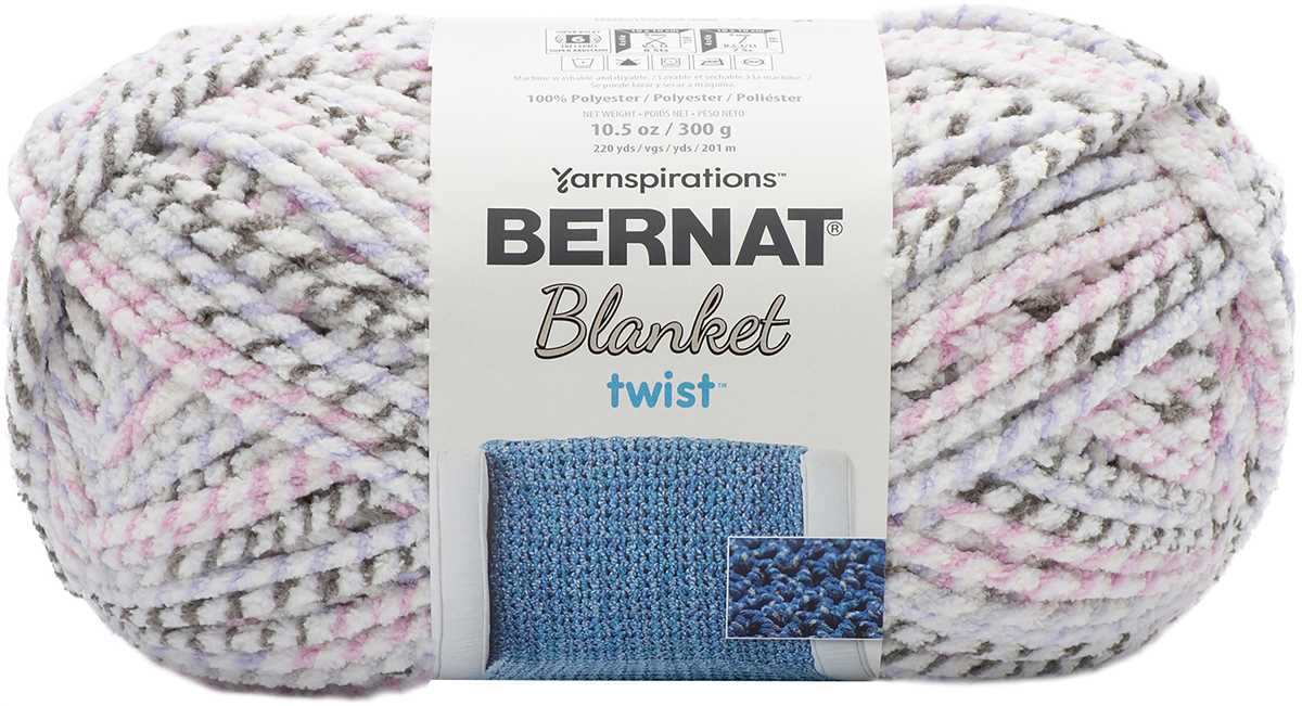 Bernat blanket twist yarn knit patterns