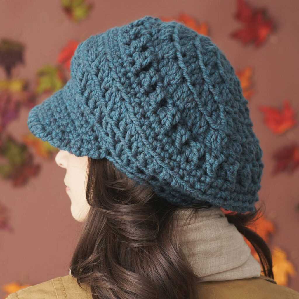 Bernat velvet knit hat pattern
