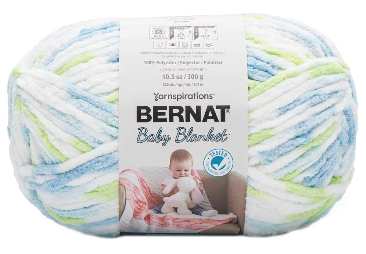 Bernat baby blanket yarn knit patterns free