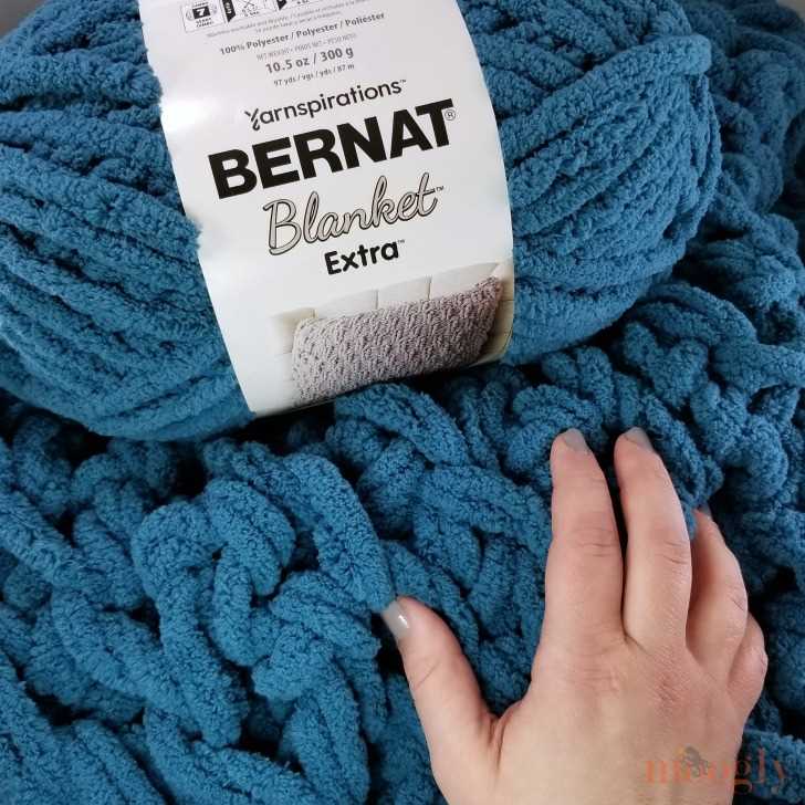 Bernat big blanket yarn knit patterns