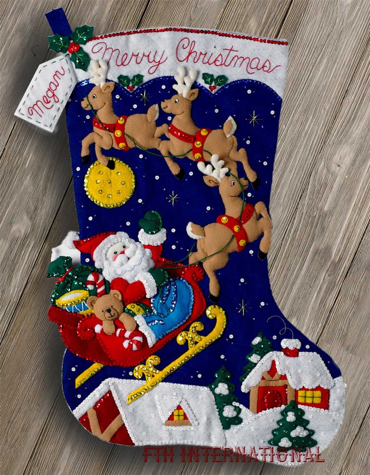 Bucilla knitted christmas stocking patterns