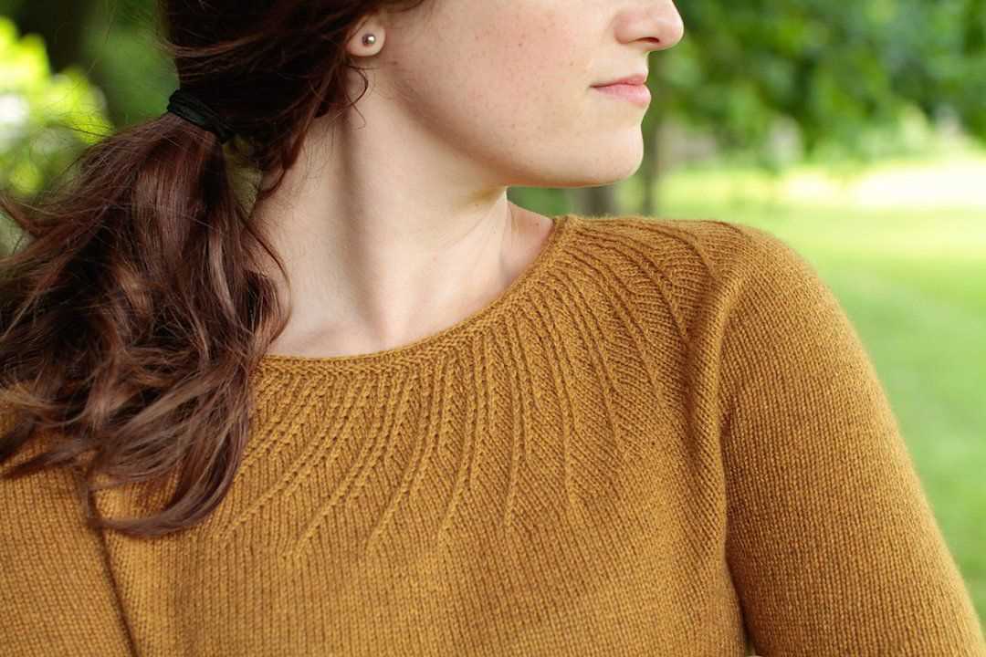 Yoke sweater knit pattern free