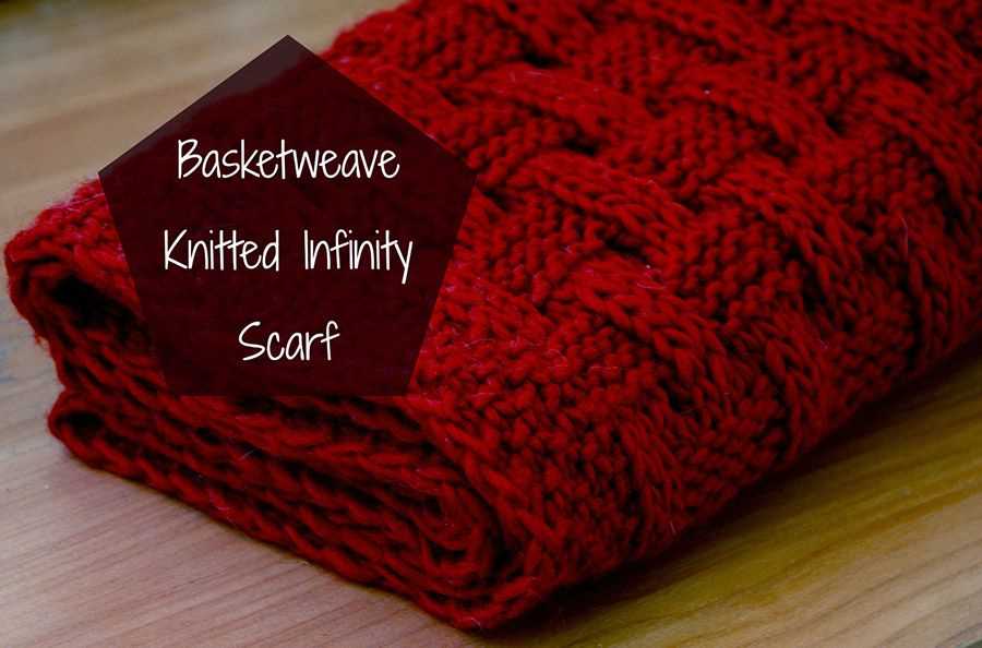 Braided infinity scarf knitting pattern
