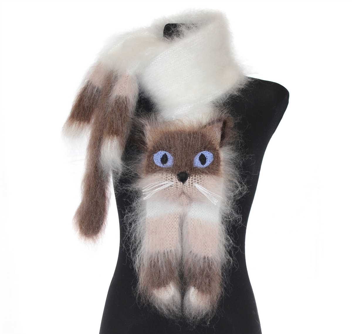 Fuzzy scarf knitting pattern