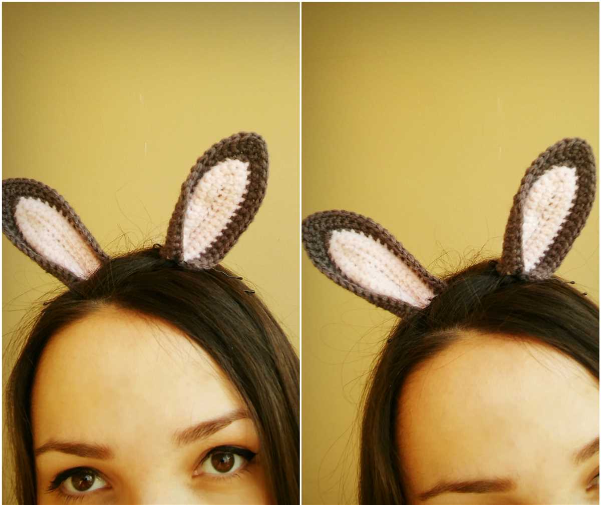 Bunny ears hat knitting pattern free