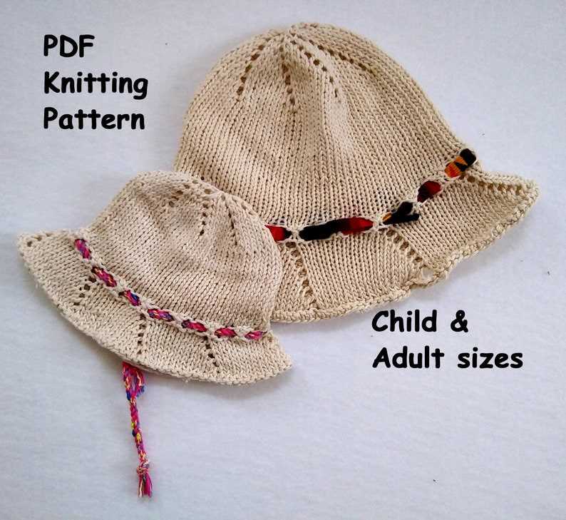 Knit toboggan hat pattern