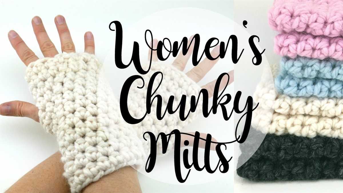 Chunky fingerless gloves knitting pattern