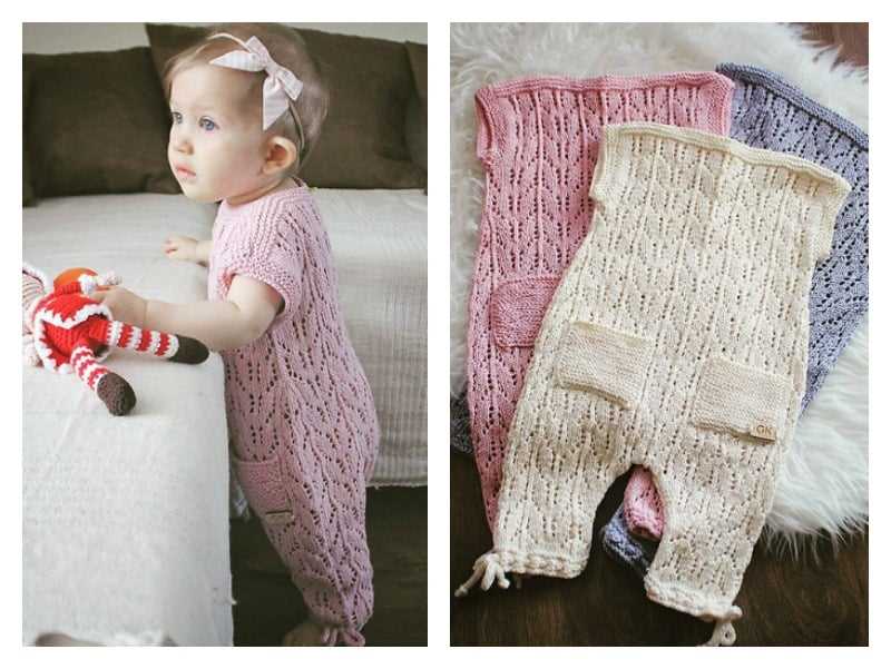 Free knitting pattern baby romper