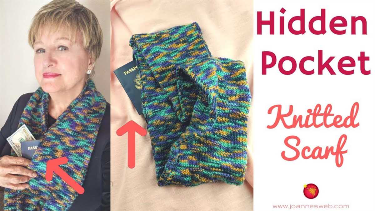 Knitted shawl with pockets free pattern