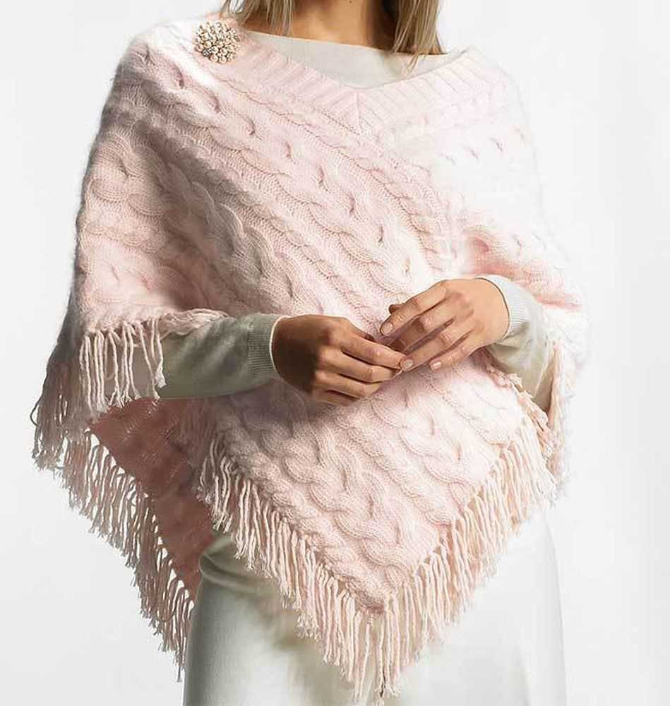 Blanket poncho knitting pattern