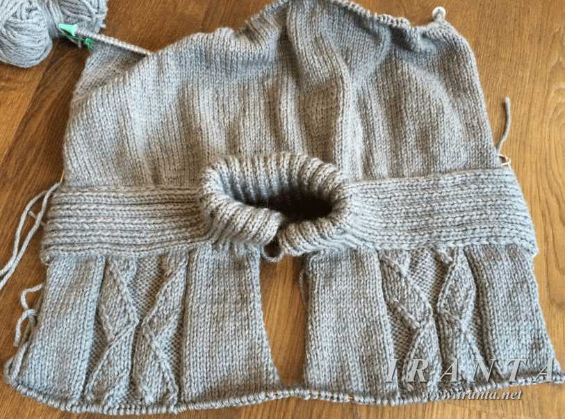 Blanket sweater wrap knitting pattern