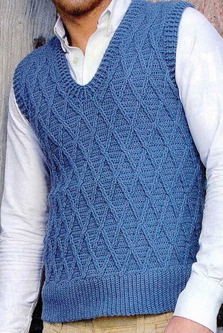 Knitted waistcoat pattern