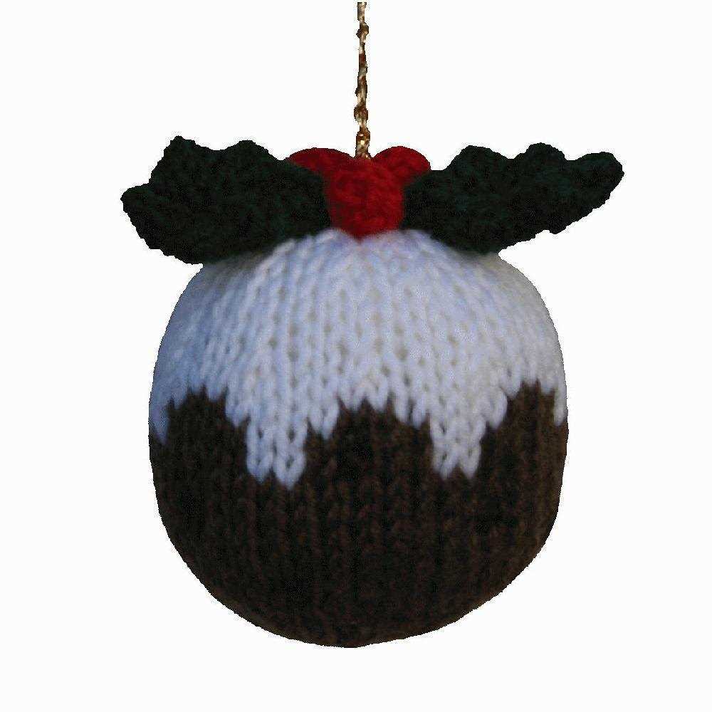 Free xmas pudding knitting pattern