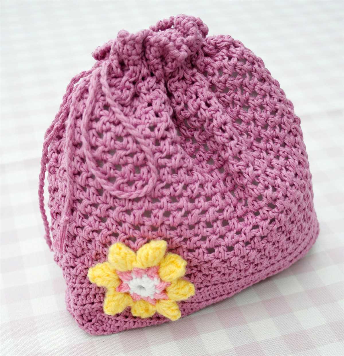 Drawstring bag knitting pattern free