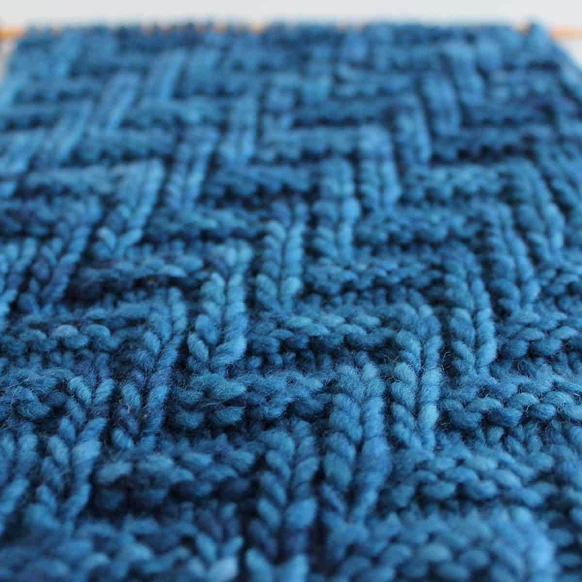 Chevron knit stitch patterns