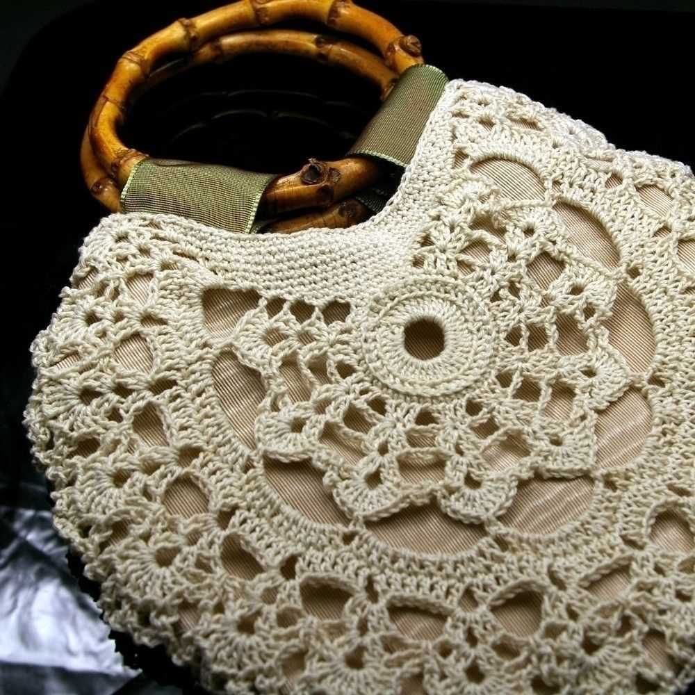 Knitted evening bag pattern