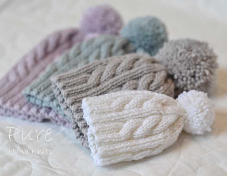 Bobble hat knitting pattern