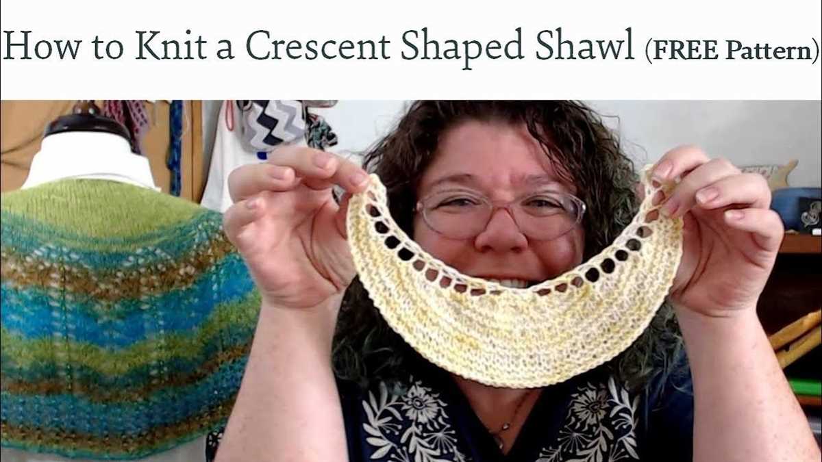 Boomerang shawl knitting pattern